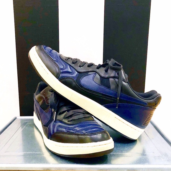 Nike NSW Tiempo 94 Soccer Sneaker Navy and Black Size 11 - Picture 10 of 12